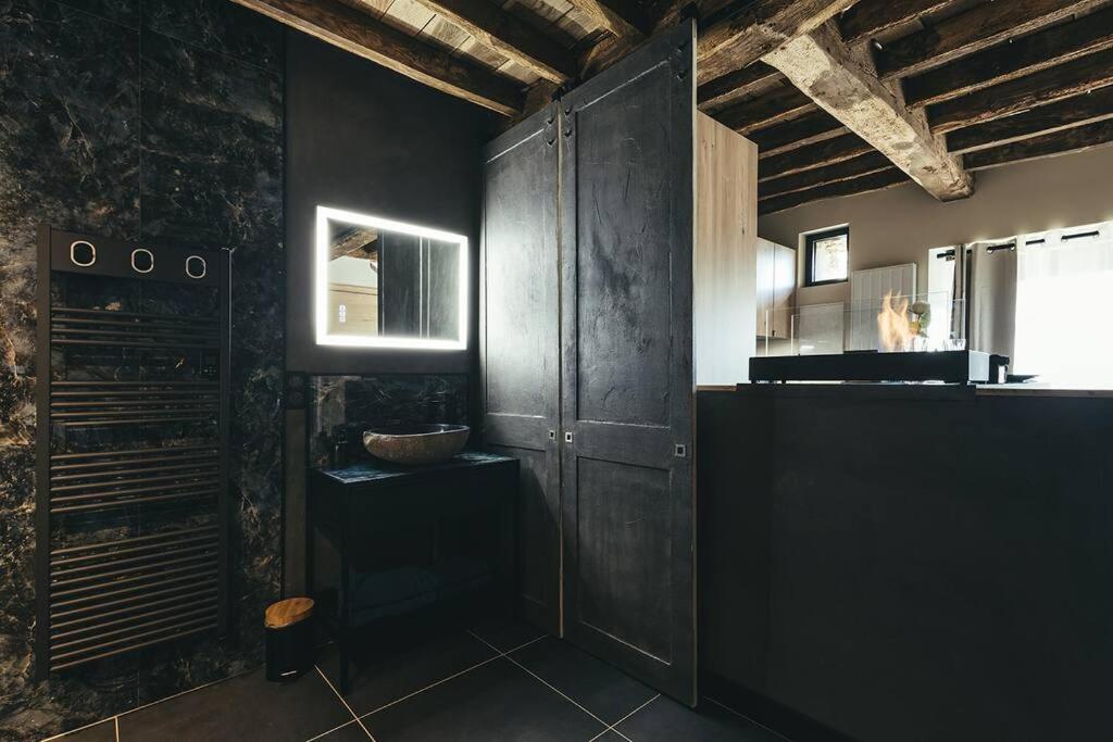 Le Duplex De L'Etoile Home Cinema Jacuzzi Et Sauna Privatif Longmesnil Exterior photo